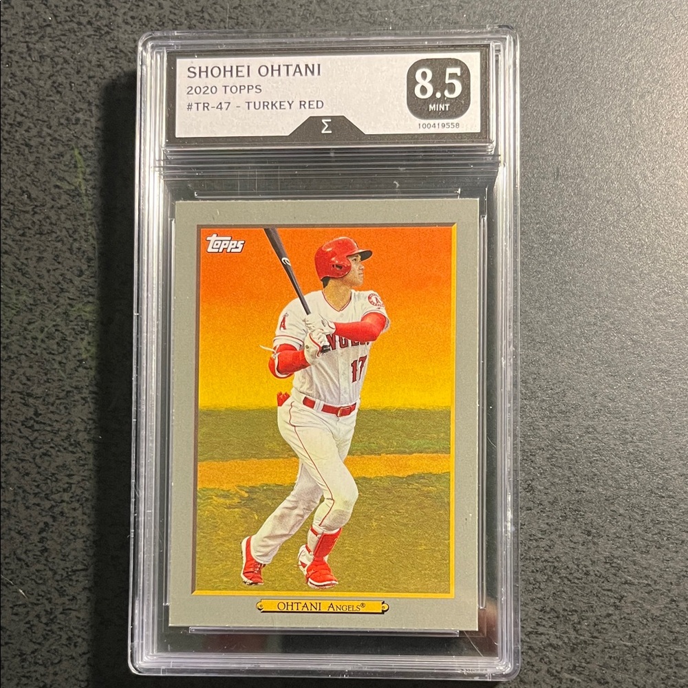 Shohei Ohtani 2020 Topps Turkey Red-Graded 8.5